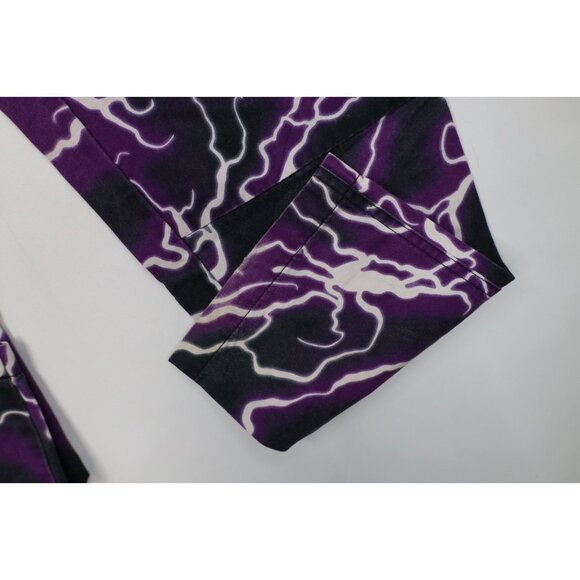 Vintage Y2K Streetwear Mens 32x29 Distressed Cat Lightning Cargo Pants Cotton - Picture 6 of 16